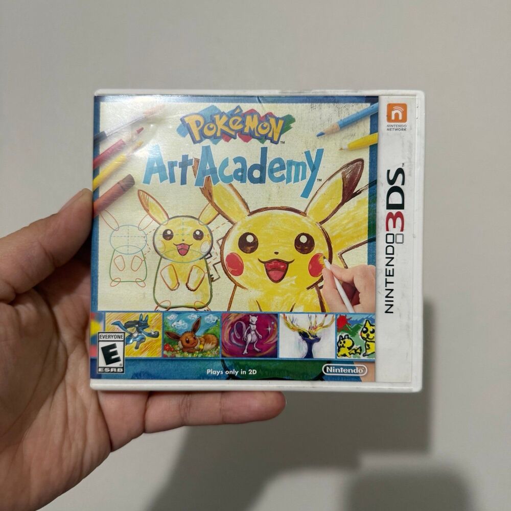 Pokemon Art Academy Nintendo 3DS Complete CIB Authentic Tested w Case Manual